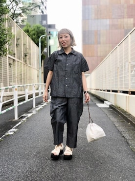 「TIGRE BROCANTE（ティグルブロカンテ）のアイテム」を使った、yamaayuさん（レディース・151cm）の春コーディネート