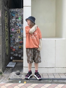 「BEAVER ORIGINAL（ビーバーオリジナル）のアイテム」を使った、yamaayuさん（レディース・151cm）の春コーディネート