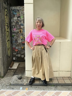 「PATRICK（パトリック）のアイテム（シューズ）」を使った、yamaayuさん（レディース・151cm）の春コーディネート