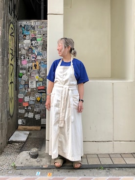 「URVIN（アービン）のアイテム」を使った、yamaayuさん（レディース・151cm）の夏コーディネート