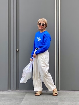 「IZIPIZI（イジピジ）のアイテム」を使った、yamaayuさん（レディース・151cm）の夏コーディネート