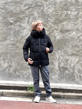 「DESCENTE ALLTERRAIN（デサント　オルテライン）のアイテム（ジャケット/アウター）」を使った、yamaayuさん（レディース・151cm）の夏コーディネート