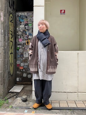 「PENDLETON（ペンドルトン）のアイテム」を使った、yamaayuさん（レディース・151cm）の秋コーディネート