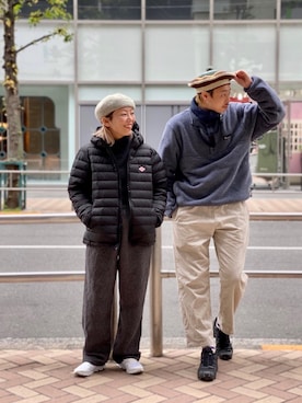 「On（オン）のアイテム」を使った、yamaayuさん（レディース・151cm）の冬コーディネート