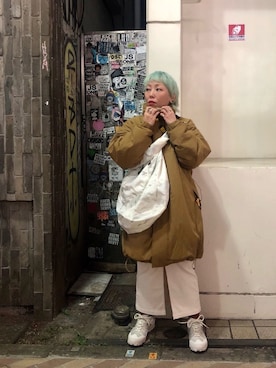 「MOUNTAIN SMITH（マウンテンスミス）のアイテム」を使った、yamaayuさん（レディース・151cm）の冬コーディネート