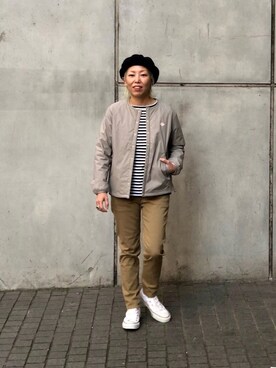 「FANEUIL（ファヌル）のアイテム」を使った、yamaayuさん（レディース・151cm）の冬コーディネート