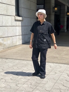 「and wander（アンドワンダー）のアイテム」を使った、yamaayuさん（レディース・151cm）の春コーディネート