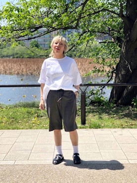 「rasox（ラソックス）のアイテム（レッグウェア）」を使った、yamaayuさん（レディース・151cm）の春コーディネート