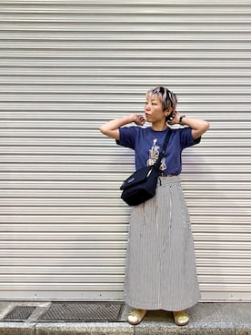 「MYSTERY RANCH（ミステリーランチ）のアイテム（バッグ）」を使った、yamaayuさん（レディース・151cm）の春コーディネート