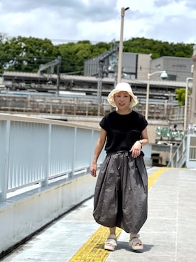 「Odds（オッズ）のアイテム」を使った、yamaayuさん（レディース・151cm）の夏コーディネート