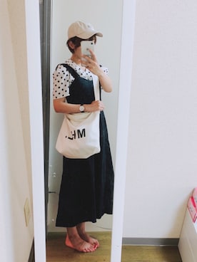 NARUさん（レディース・160cm）の夏コーディネート