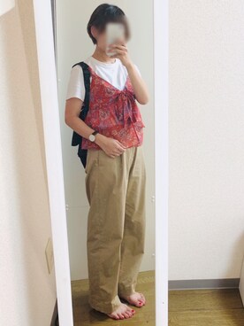 NARUさん（レディース・160cm）の夏コーディネート