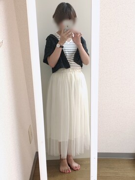 NARUさん（レディース・160cm）の夏コーディネート