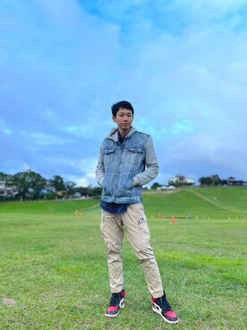 「SQUAD（スクアッド）のアイテム（ジャケット/アウター）」を使った、Yuxiangさん（メンズ・178cm）の冬コーディネート