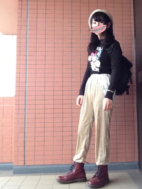 「ENVYM（アンビー）のアイテム（アクセサリー）」を使った、C.さん（レディース・166cm）の春コーディネート