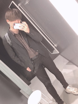 「韓流」｜SOTA🌹さん（メンズ・179cm）の冬コーディネート