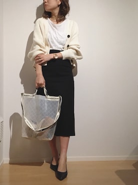 「rxmance（ロマンス）のアイテム」を使った、chiakiさん（レディース・155cm）の春コーディネート