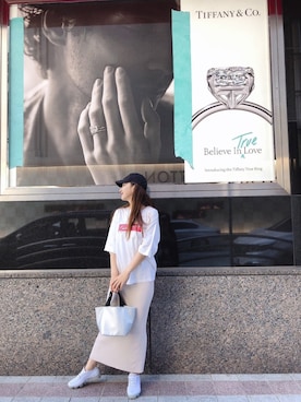 「Pink（ピンク）のアイテム」を使った、KAZARIさん（レディース・160cm）の冬コーディネート