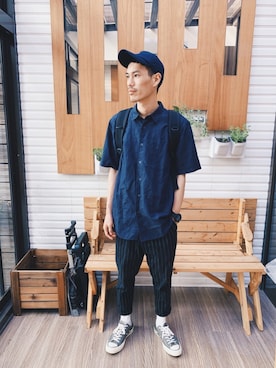 「日系風格」｜Woodyさん（メンズ・175cm）の秋コーディネート