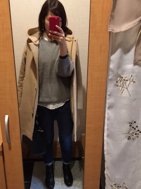 YUuさん（レディース・160cm）の冬コーディネート