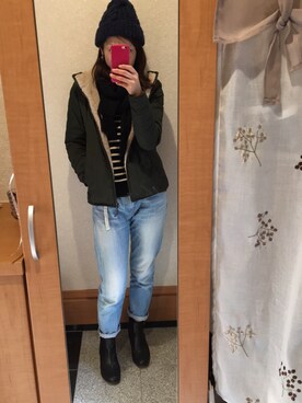 YUuさん（レディース・160cm）の冬コーディネート