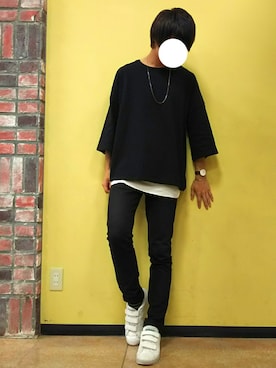 「SPINNS（スピンズ）のアイテム（アクセサリー）」を使った、こーせ︎︎︎︎︎︎︎︎さん（メンズ・169cm）の夏コーディネート