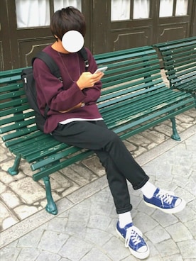 「SPINNS（スピンズ）のアイテム（アクセサリー）」を使った、こーせ︎︎︎︎︎︎︎︎さん（メンズ・169cm）の秋コーディネート