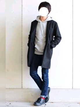 「SPINNS（スピンズ）のアイテム（ジャケット/アウター）」を使った、こーせ︎︎︎︎︎︎︎︎さん（メンズ・169cm）の冬コーディネート