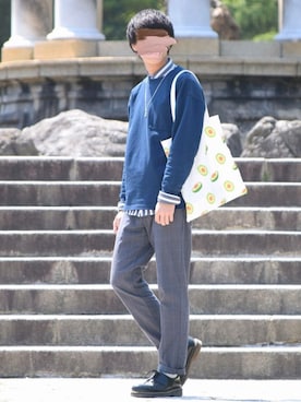 「FOREVER 21（フォーエバー トゥエンティーワン）のアイテム（バッグ）」を使った、こーせ︎︎︎︎︎︎︎︎さん（メンズ・169cm）の春コーディネート