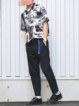 こーせ︎︎︎︎︎︎︎︎さんの「Hanes×SHIPS AUTHENTIC PRODUCTS: Tシャツ Japan Fit（2枚組）」を使ったコーディネート