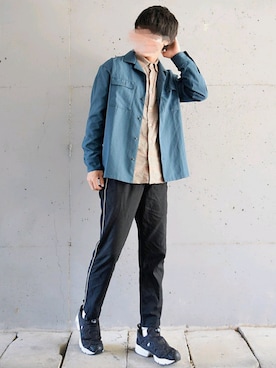 「Right-on（ライトオン）のアイテム（パンツ）」を使った、こーせ︎︎︎︎︎︎︎︎さん（メンズ・169cm）の秋コーディネート