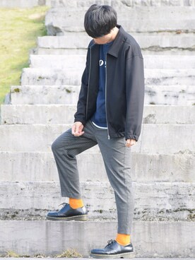 「BACK NUMBER（バックナンバー）のアイテム」を使った、こーせ︎︎︎︎︎︎︎︎さん（メンズ・169cm）の秋コーディネート