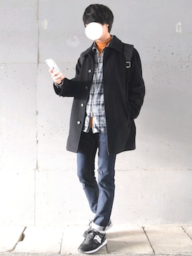 「Saucony（サッカニー）のアイテム（シューズ）」を使った、こーせ︎︎︎︎︎︎︎︎さん（メンズ・169cm）の冬コーディネート