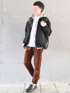 「BACK NUMBER（バックナンバー）のアイテム」を使った、こーせ︎︎︎︎︎︎︎︎さん（メンズ・169cm）の冬コーディネート