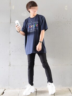 「H&M（エイチ・アンド・エム）のアイテム（パンツ）」を使った、こーせ︎︎︎︎︎︎︎︎さん（メンズ・169cm）の夏コーディネート