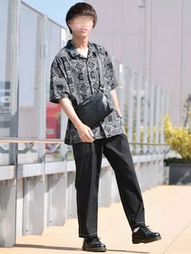 「JOURNAL STANDARD relume（ジャーナルスタンダード　レリューム）のアイテム（パンツ）」を使った、こーせ︎︎︎︎︎︎︎︎さん（メンズ・169cm）の夏コーディネート