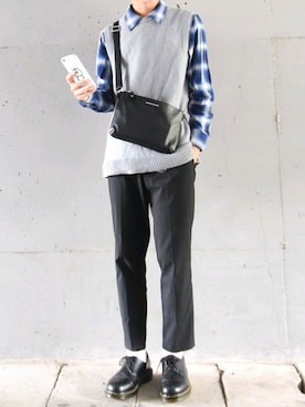 「Right-on（ライトオン）のアイテム」を使った、こーせ︎︎︎︎︎︎︎︎さん（メンズ・169cm）の秋コーディネート