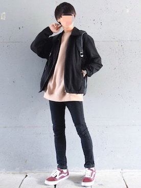 「LIDNM（リドム）のアイテム（パンツ）」を使った、こーせ︎︎︎︎︎︎︎︎さん（メンズ・169cm）の秋コーディネート