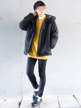 「LIDNM（リドム）のアイテム（パンツ）」を使った、こーせ︎︎︎︎︎︎︎︎さん（メンズ・169cm）の秋コーディネート