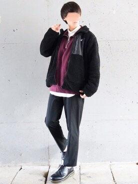 「KANGOL（カンゴール）のアイテム（ジャケット/アウター）」を使った、こーせ︎︎︎︎︎︎︎︎さん（メンズ・169cm）の秋コーディネート