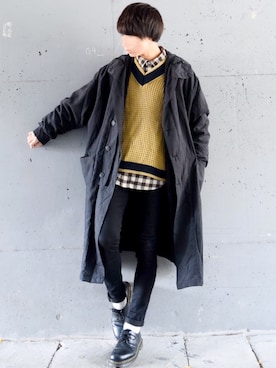 「kutir（クティール）のアイテム（その他アウター）」を使った、こーせ︎︎︎︎︎︎︎︎さん（メンズ・169cm）の冬コーディネート