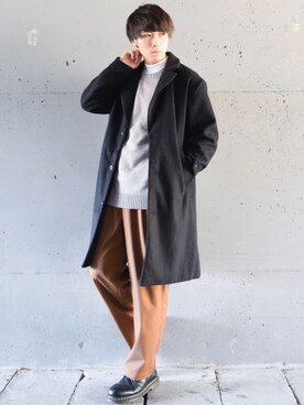 「MinoriTY（マイノリティ）のアイテム（ジャケット/アウター）」を使った、こーせ︎︎︎︎︎︎︎︎さん（メンズ・169cm）の冬コーディネート