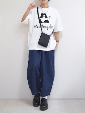 「Daniel Wellington（ダニエルウェリントン）の販売終了クラシックペティット アッシュフィールド32mm（アナログ腕時計）」を使った、こーせ︎︎︎︎︎︎︎︎さん（メンズ・169cm）の春コーディネート