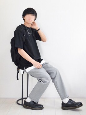 「Daniel Wellington（ダニエルウェリントン）の販売終了クラシックペティット アッシュフィールド32mm（アナログ腕時計）」を使った、こーせ︎︎︎︎︎︎︎︎さん（メンズ・169cm）の春コーディネート