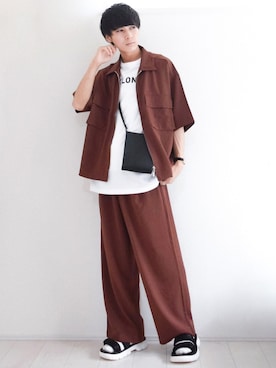「SHAKA（シャカ）のアイテム」を使った、こーせ︎︎︎︎︎︎︎︎さん（メンズ・169cm）の夏コーディネート
