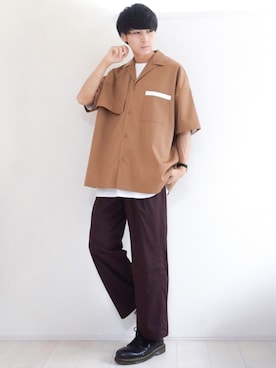 「THE CASUAL（カジュアル）のアイテム（パンツ）」を使った、こーせ︎︎︎︎︎︎︎︎さん（メンズ・169cm）の夏コーディネート