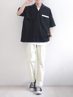 「KANGOL（カンゴール）のアイテム（パンツ）」を使った、こーせ︎︎︎︎︎︎︎︎さん（メンズ・169cm）の春コーディネート