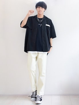 「KANGOL（カンゴール）のアイテム（パンツ）」を使った、こーせ︎︎︎︎︎︎︎︎さん（メンズ・169cm）の夏コーディネート