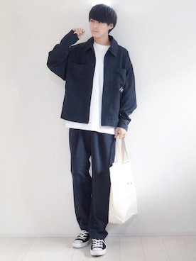 「ラブアンドピース2020」｜「アイテム（ブルゾン）」を使った、こーせ︎︎︎︎︎︎︎︎さん（メンズ・169cm）の夏コーディネート