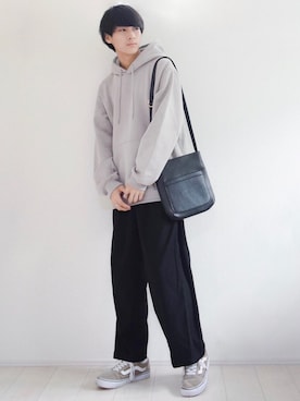 「INTER FACTORY（インターファクトリー）のファッションインフルエンサー じーの × INTER FACTORY　2wayワイドパンツ（その他パンツ）」を使った、こーせ︎︎︎︎︎︎︎︎さん（メンズ・169cm）の夏コーディネート